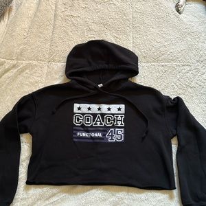 F45 Coach cropped hoodie